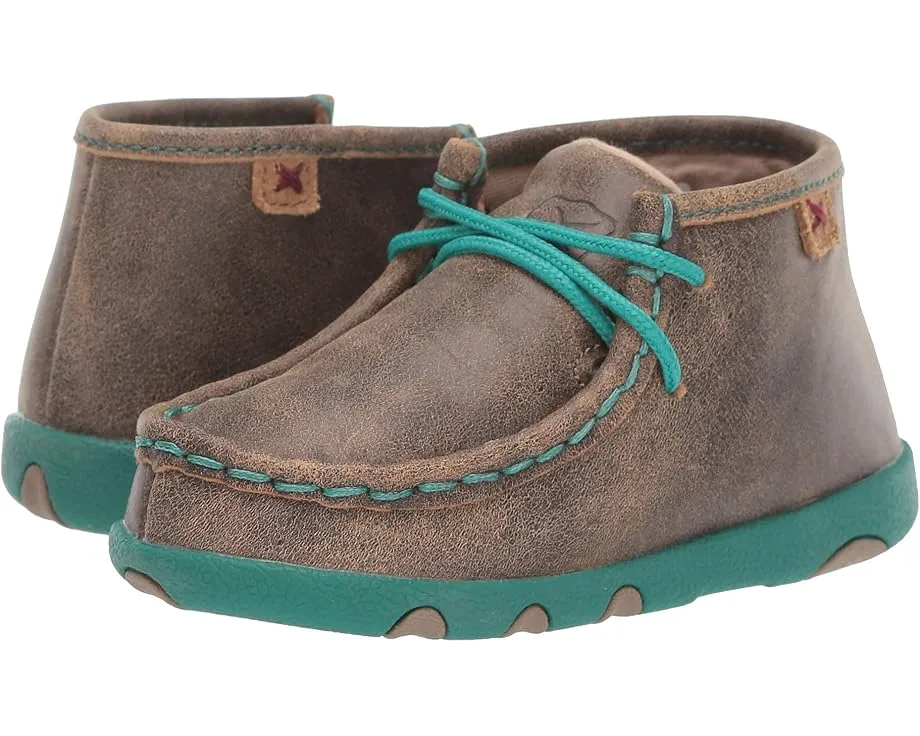 Детские мокасины Twisted X Driving Moc из состаренной кожи