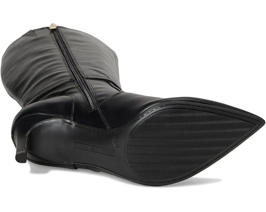 Ботинки Tommy Hilfiger Jullie до колена с пряжкой и каблуком шпилькой