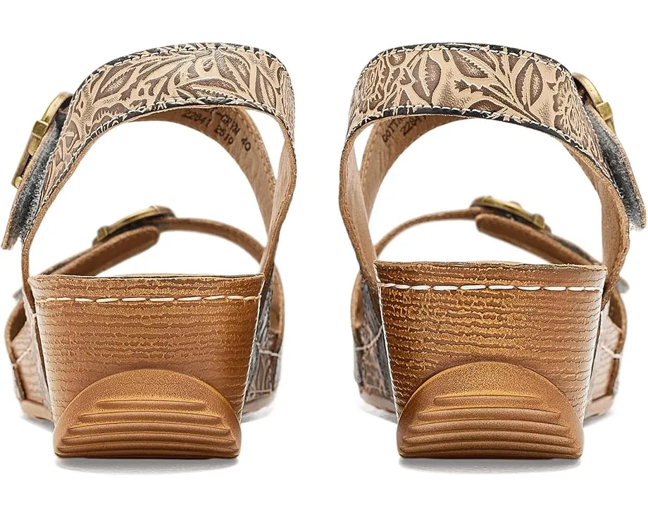 L'Artiste by Spring Step Сандалии Gottaget на платформе с ручной росписью