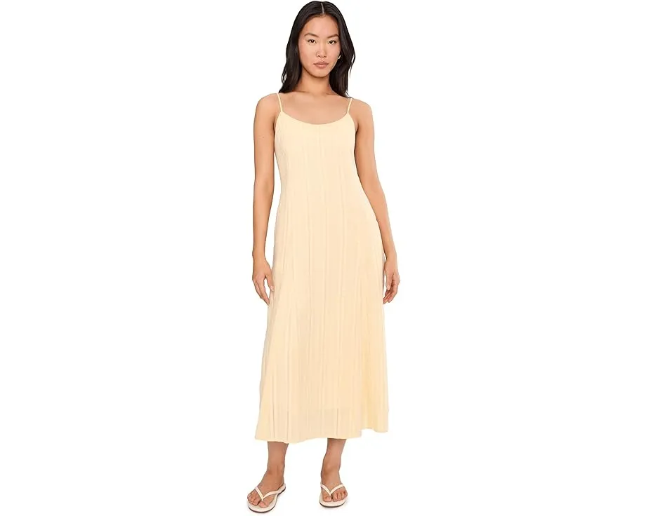 Макси-платье Splendid Meadow из хлопка с ажурной тканью и регулируемыми бретелями