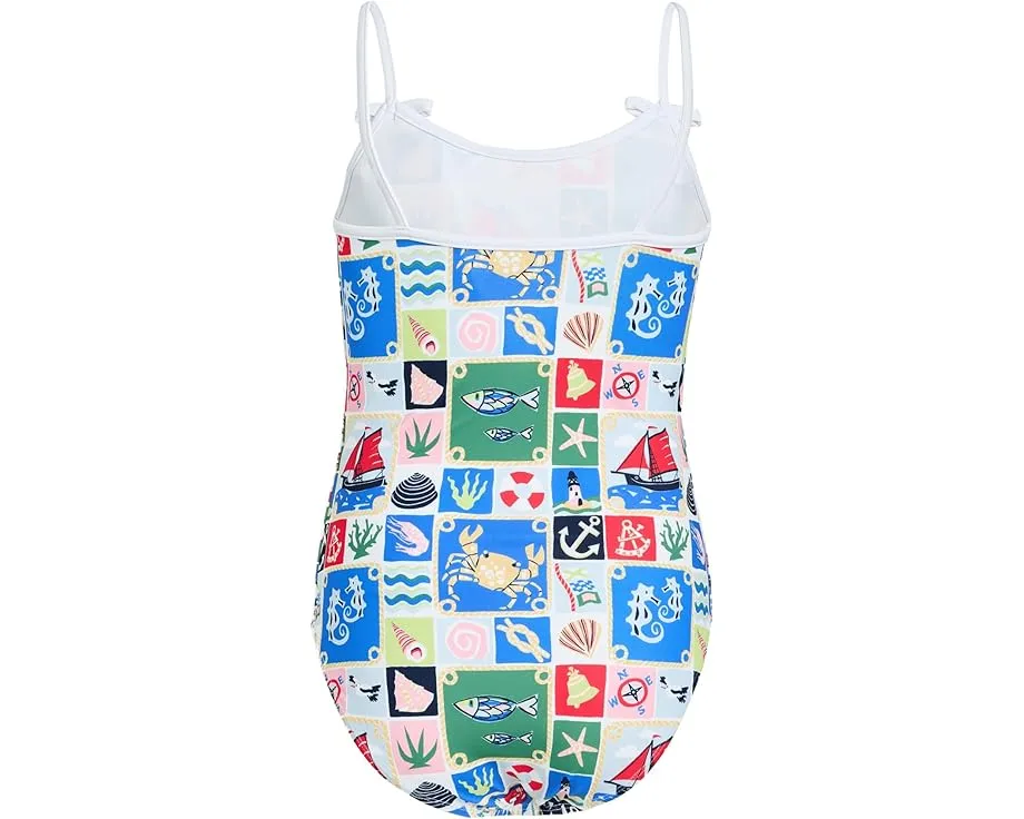 Детский купальник Nautical Onepiece с защитой UPF 50+ и морским принтом
