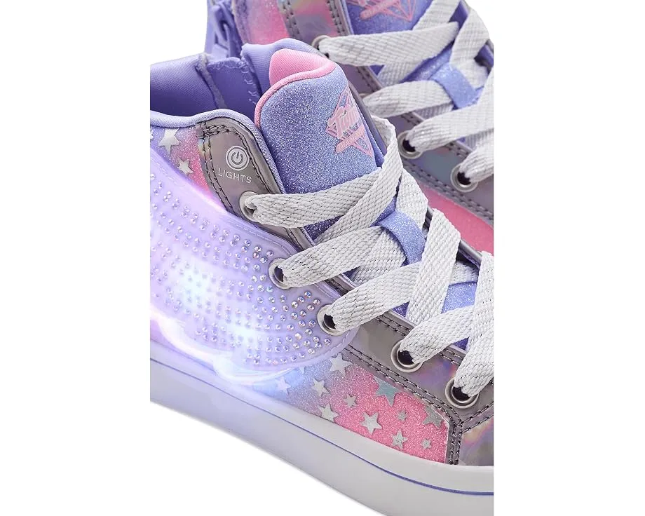 Кроссовки Skechers Twi-lites 2.0 Dreamy Wings высокие для детей с подсветкой