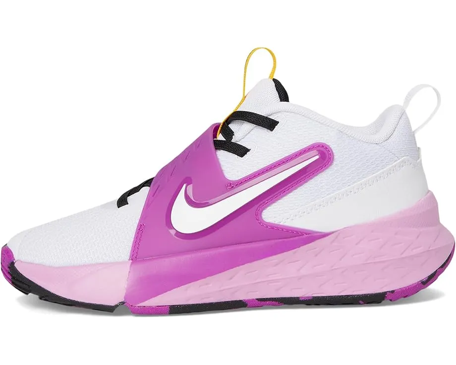 Баскетбольные кроссовки Nike Kids Team Hustle D 12 с эластичными шнурками