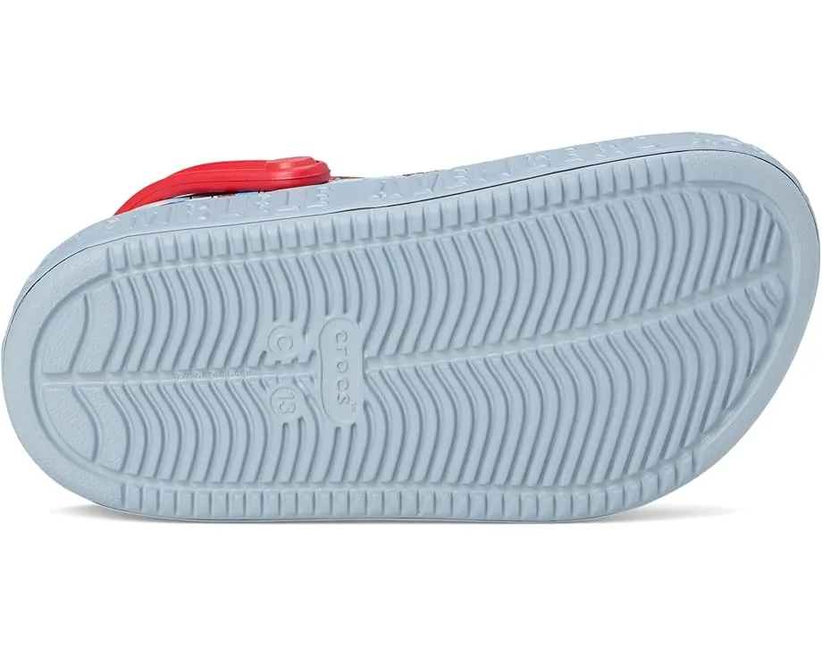 Детские сабо Crocs Avengers Off Court с принтом и задним ремешком