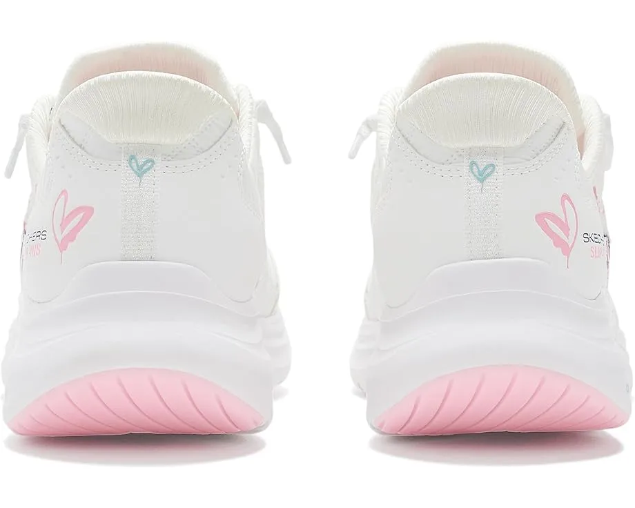 Skechers кеды Contour Foam Cozy Fit Timeless Heart Hands Free Slip-ins с сердечками