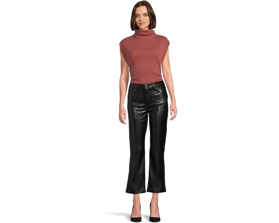 Джинсы Joe's Jeans The Lyra Slim Ankle из веганской кожи