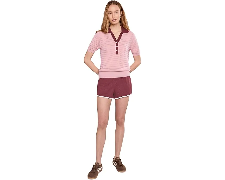 Поло Varley Wren Knit Polo из легкого трикотажа
