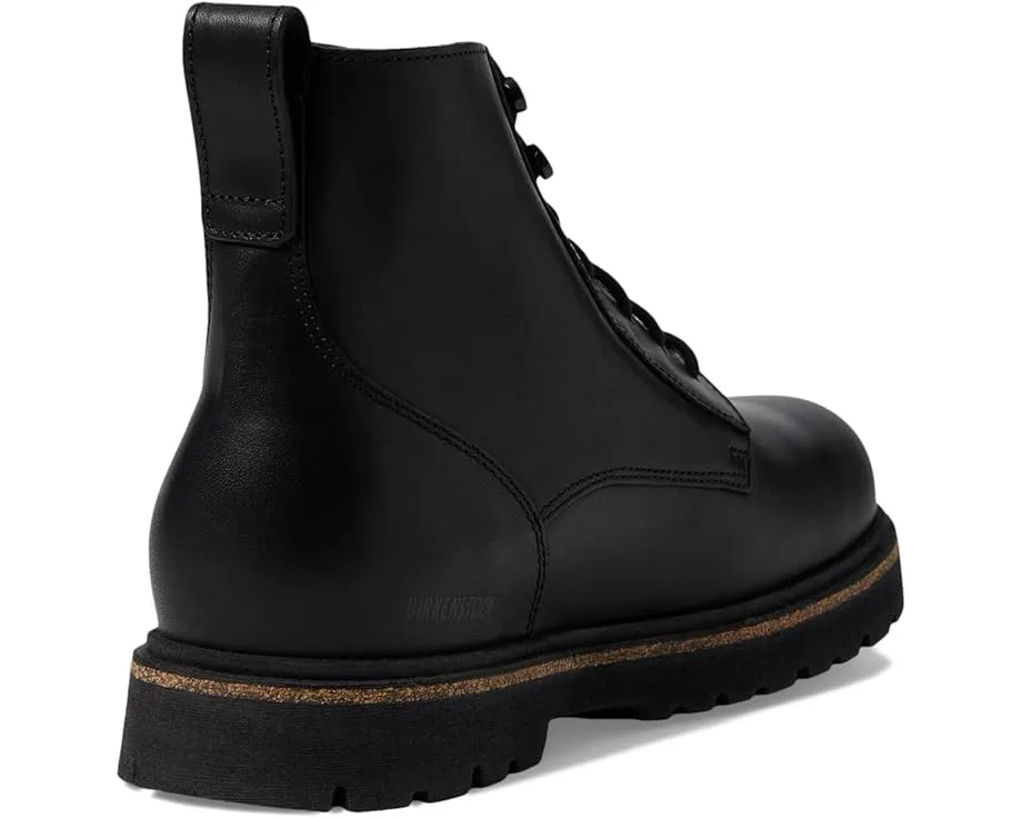 Ботинки Birkenstock Highwood Mid на шнуровке из кожи с синей стелькой