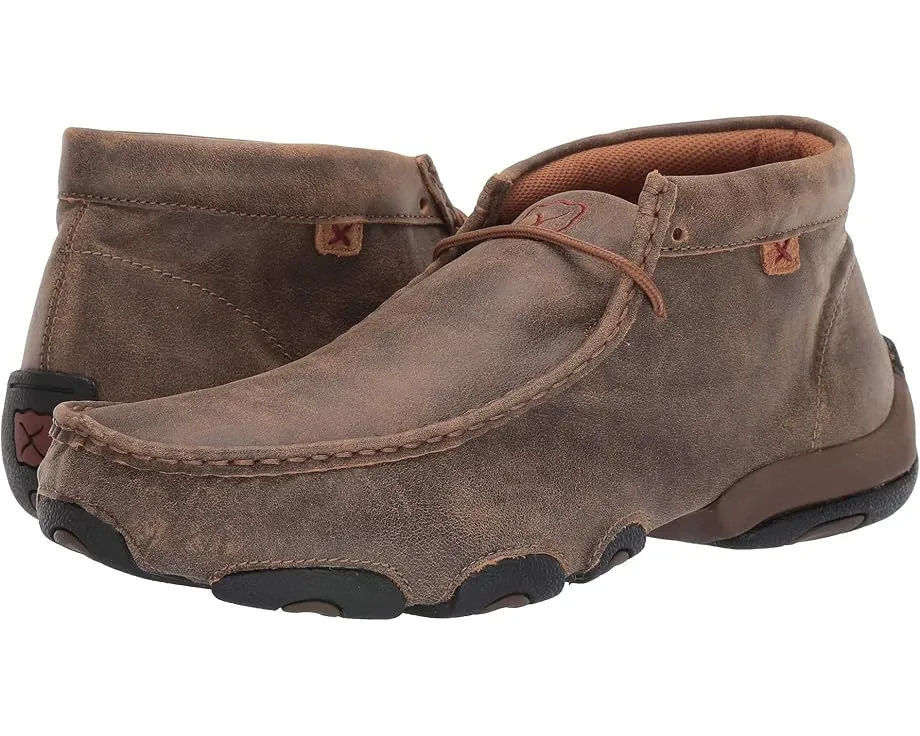 Мокасины Twisted X MDM0003 для вождения с кожаной подошвой и стелькой EVA