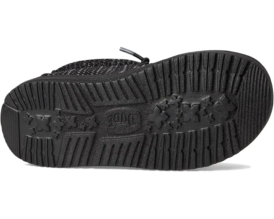 Детские слипоны Hey Dude Wally Stretch Sox с эластичными шнурками