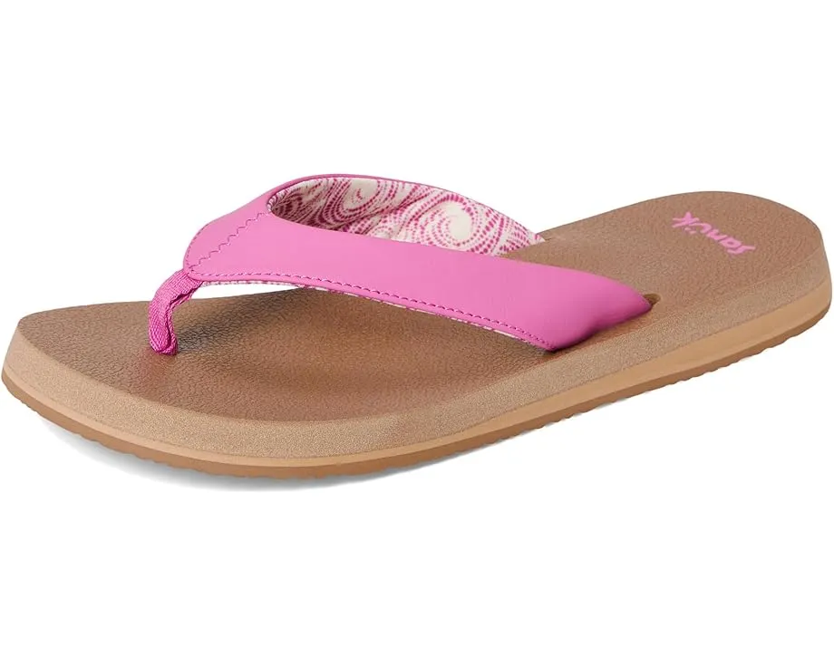 Сланцы Sanuk Yoga Mat II с оригинальной стелькой из коврика для йоги и переработанной подошвой