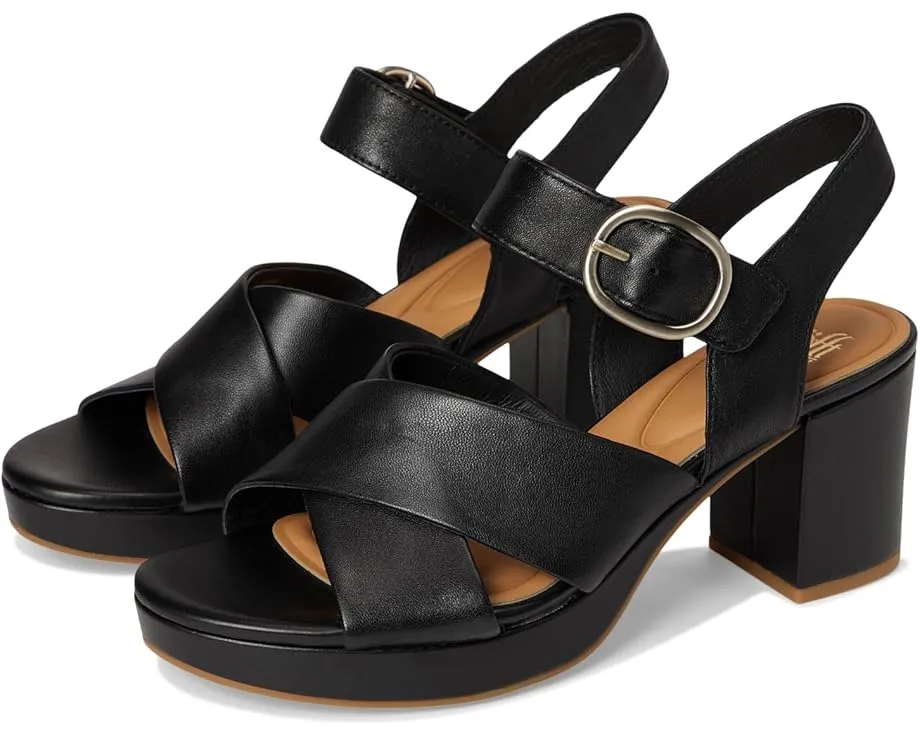 Сандалии Sofft Lizzie на платформе с перекрестными ремешками