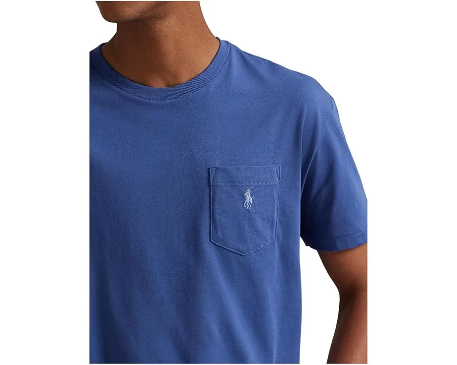 Футболка Polo Ralph Lauren Classic Fit Jersey Pocket с вышитым логотипом
