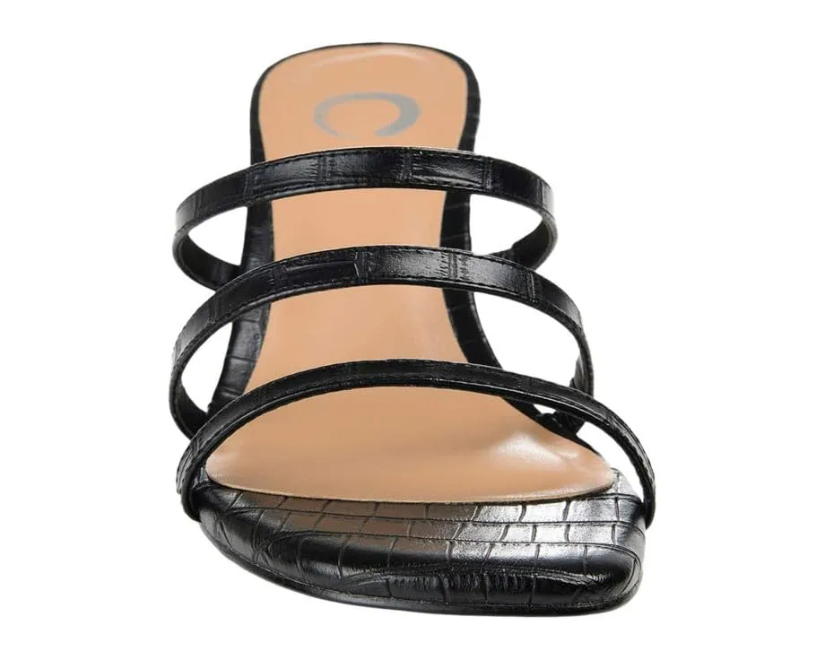 Туфли Hariett Pump от Journee Collection с ремешками и текстурой крокодила