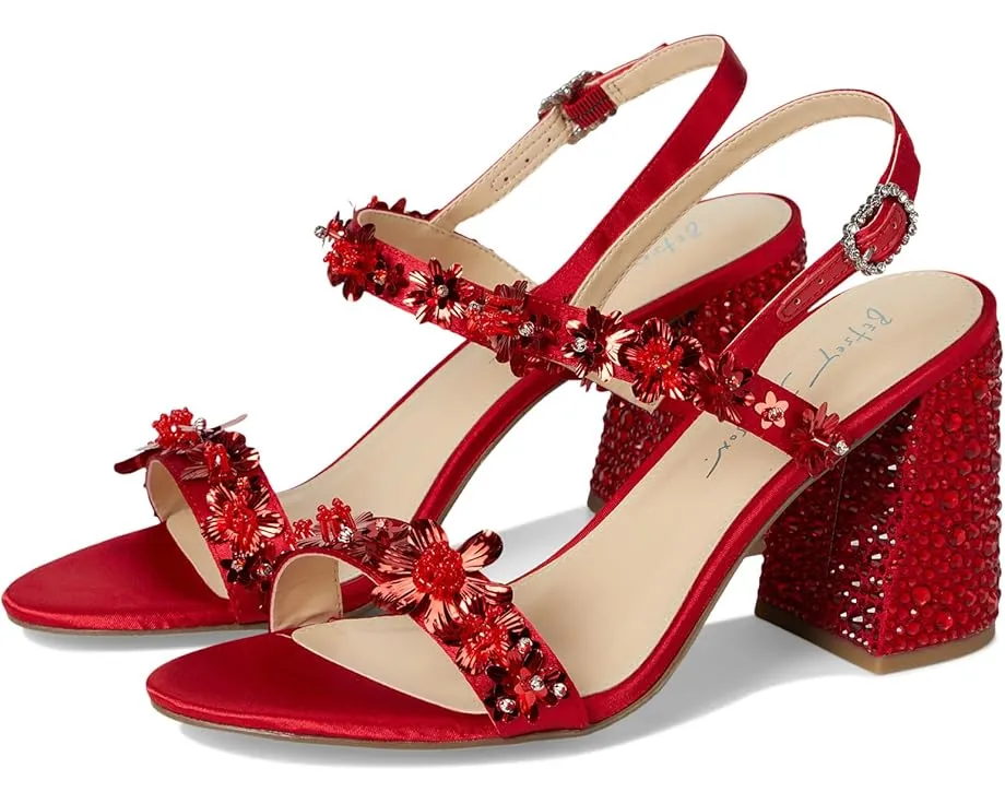 Босоножки на устойчивом каблуке Blue by Betsey Johnson Drue с ремешком и открытым носком