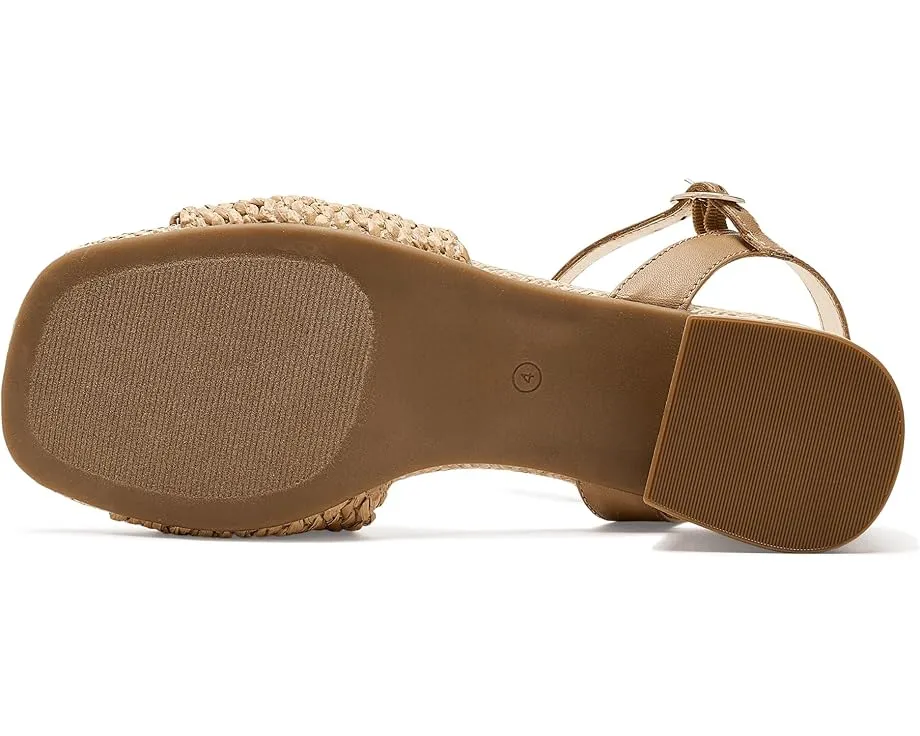 Детские сандалии Steve Madden Kids Golden с плетеным ремешком и металлическим акцентом