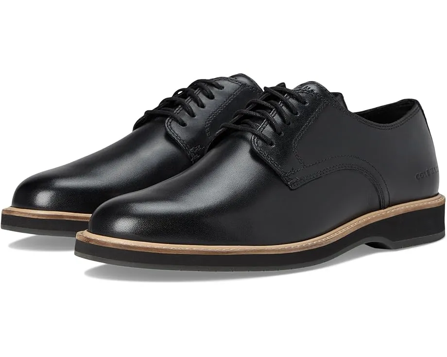Туфли Cole Haan Morse Grand Plain Toe Oxfords с гладким носком и двойной строчкой