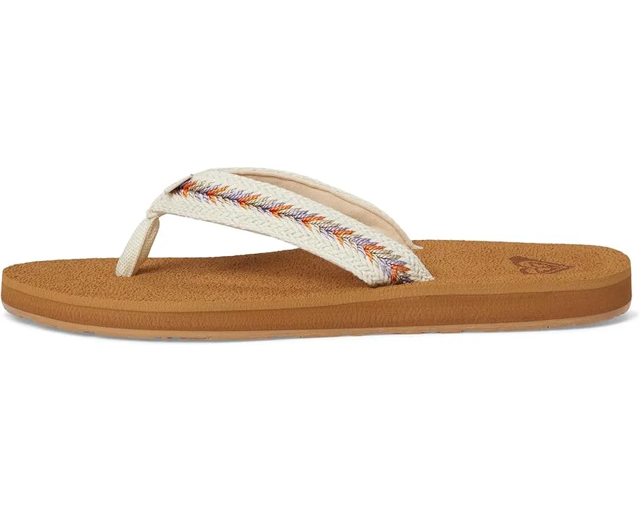 Шлепанцы Roxy Porto Iv с мягкими хлопковыми ремешками
