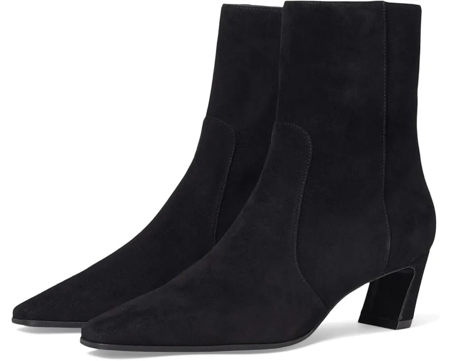 Ботильоны Stuart Weitzman Stassi Zip Bootie 50 на квадратном каблуке