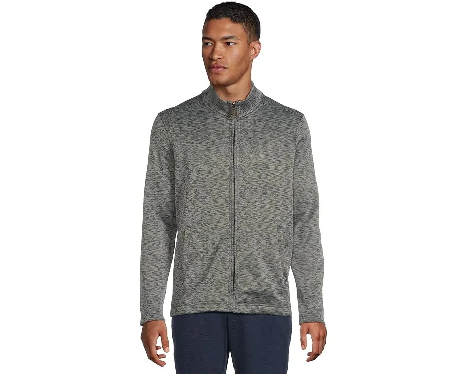 Куртка Johnston & Murphy Space Dye Full Zip на молнии с воротником стойкой