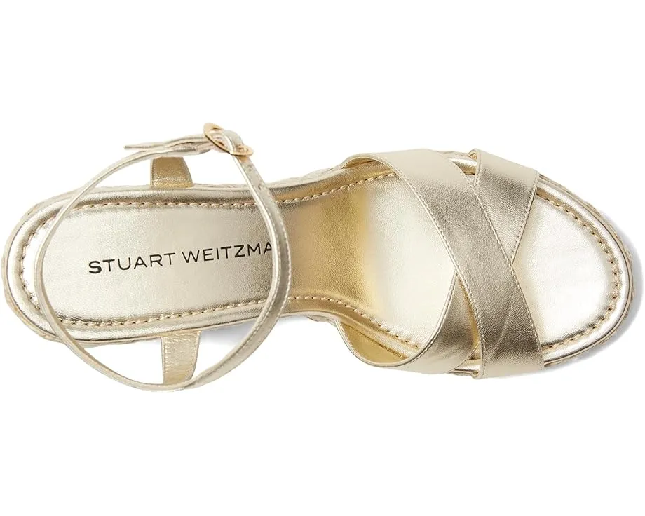 Эспадрильи Stuart Weitzman Dayna Espadrille Wedge на танкетке с ремешком на щиколотке