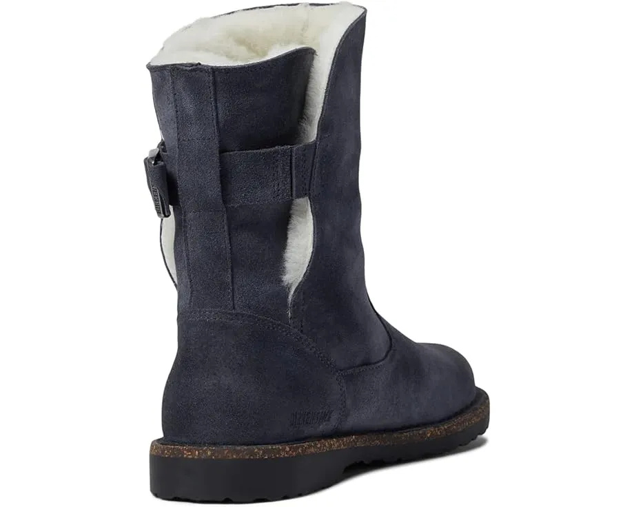 Ботинки Birkenstock Uppsala из замши с натуральным мехом внутри