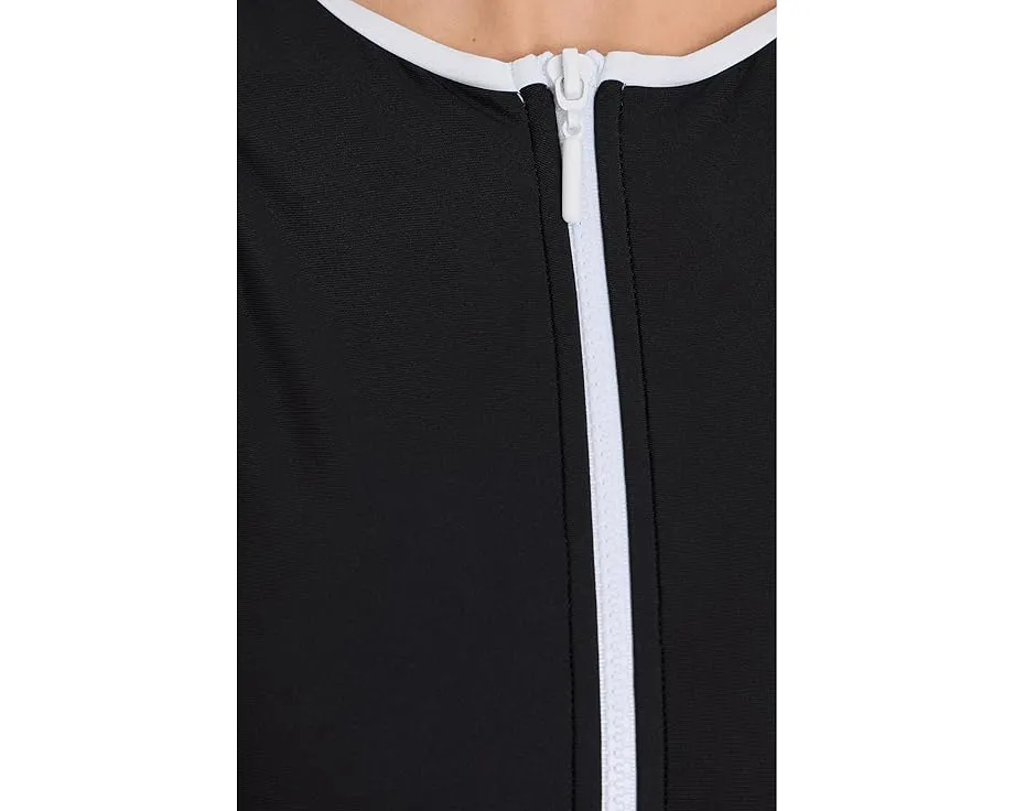 Спортивный купальник BECCA Shannon с высоким воротом и молнией спереди