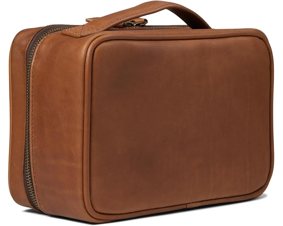 Дорожная косметичка Johnston & Murphy Rhodes из кожи с несколькими отделениями