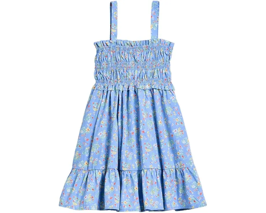 Детское платье с мелким цветочным принтом и присборенным лифом Janie and Jack