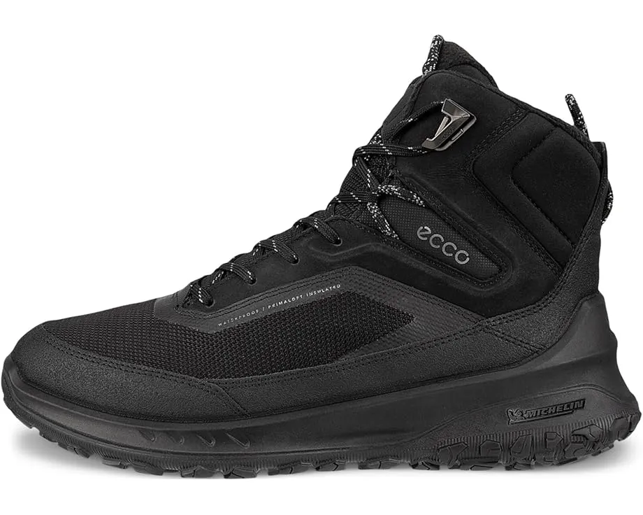ECCO непромокаемые утепленные ботинки Ultra Terrain Mid Warm для холодной погоды стальные