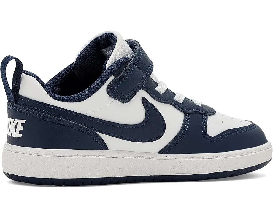 Кроссовки Nike Kids Court Borough Low Next Nature для малышей с липучкой и гибкой подошвой