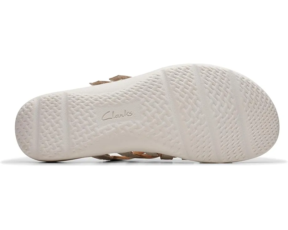 Плоские босоножки Clarks Elizabelle Rio с застежкой на липучке