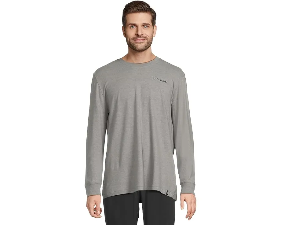 Футболка Smartwool Gondola View Long Sleeve Graphic Tee с принтом на спине