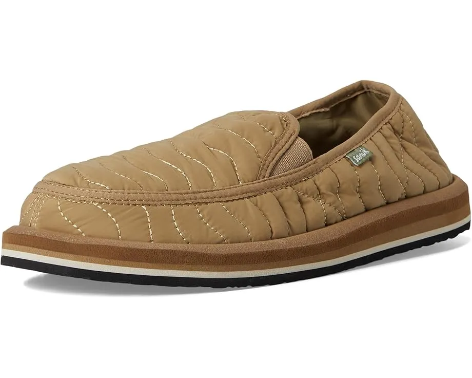 Sanuk Donny Quilted для пляжа с откидным задником и стелькой Soft Top