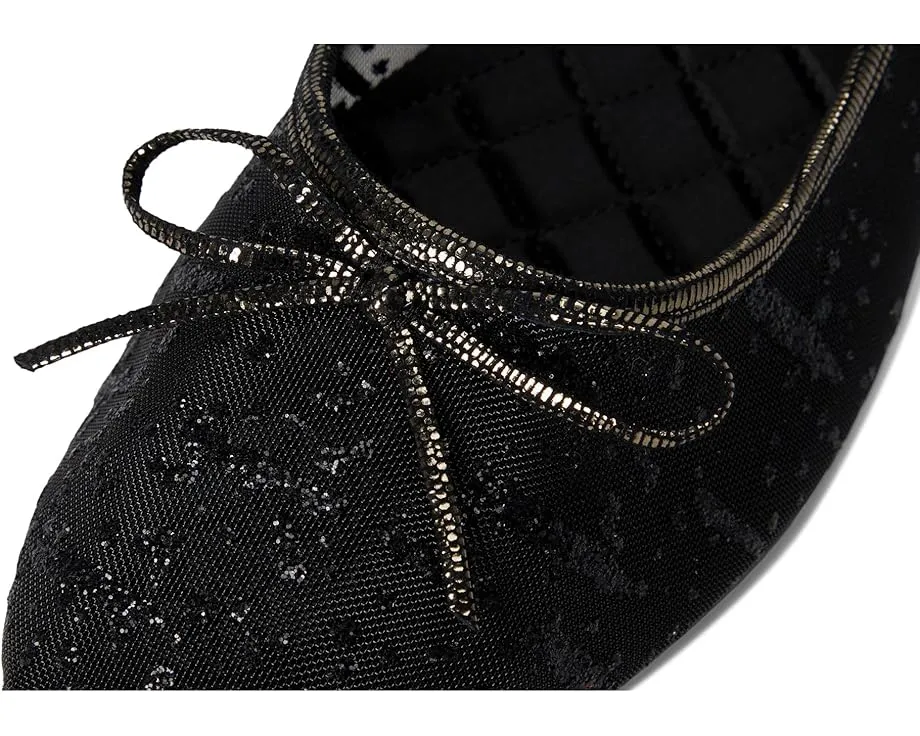 Балетки Birdies The Songbird из сетки с блестками и бантом