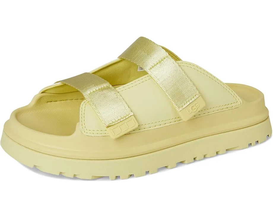 Детские шлепанцы UGG Goldenglow Slide с ремешками из переработанных материалов