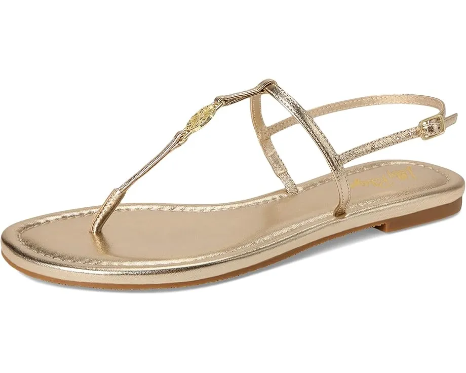 Босоножки Delilah с логотипом и ремешком от Lilly Pulitzer