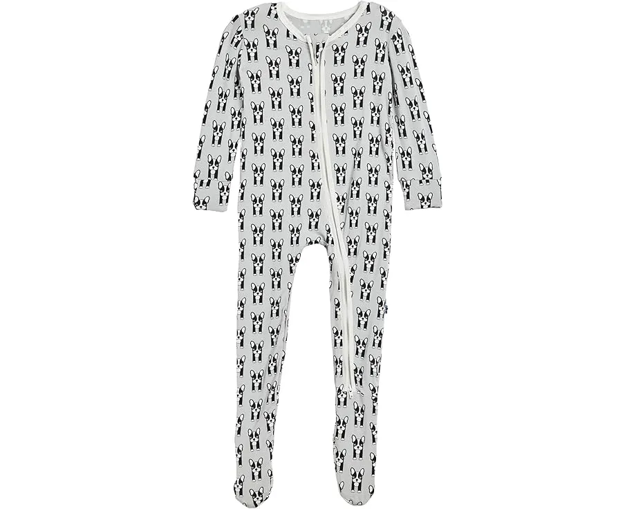 Комбинезон Kickee Pants Print Footie с двухсторонней молнией для младенцев
