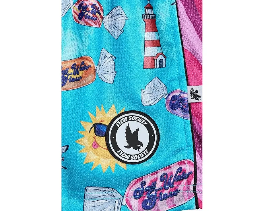 Шорты Salt Water Taffy Attack Mid-length для детей от FLOW SOCIETY