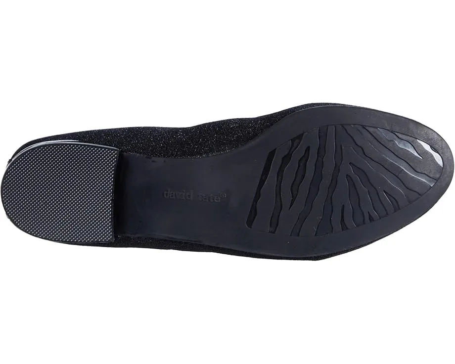 Балетки David Tate Teresa с бантом и обтянутым каблуком