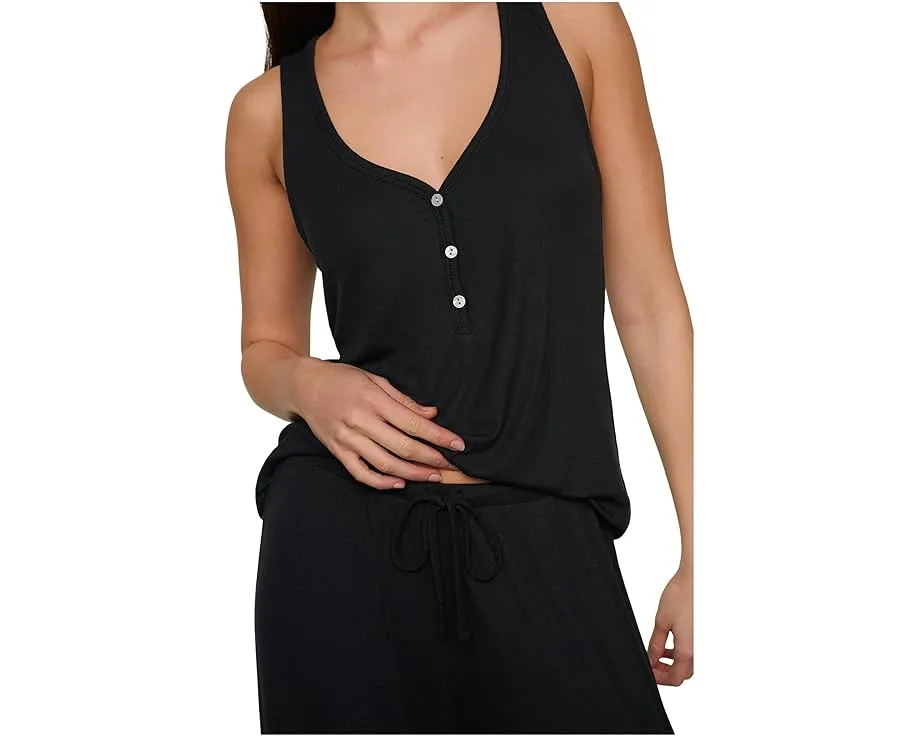 Майка Eberjey Dream Rib V Neck из модала с расслабленным кроем