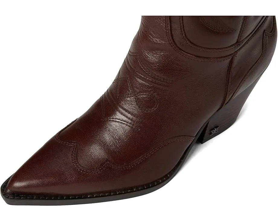 Сапоги Sam Edelman James из замши с высоким голенищем и двойной молнией