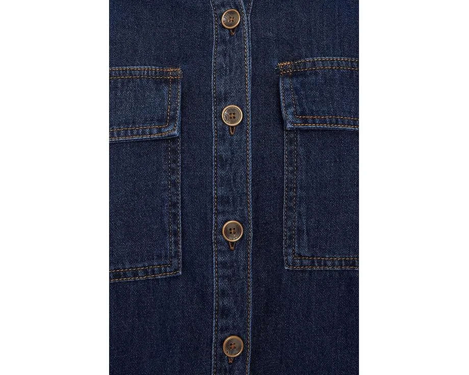 Рубашка KUT from the Kloth Channing с длинным рукавом и контрастной строчкой