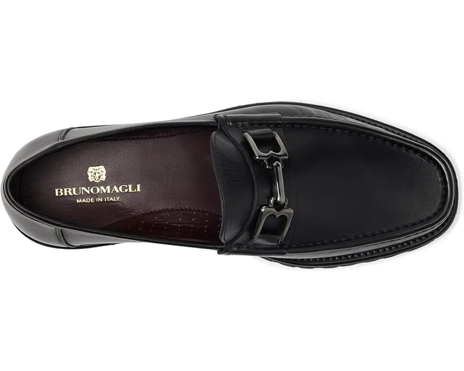 Ботинки Rocky из итальянской кожи с декоративной пряжкой и резиновой подошвой Bruno Magli