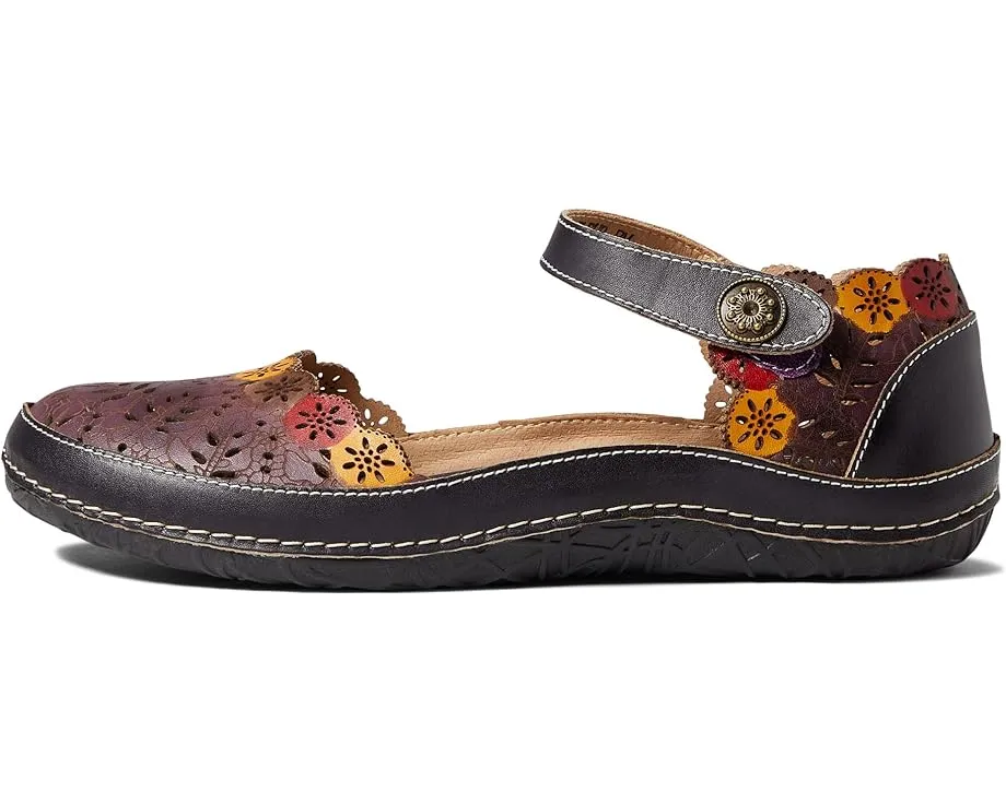 L'Artiste by Spring Step сабо Kysandra-Fleur с ручной росписью