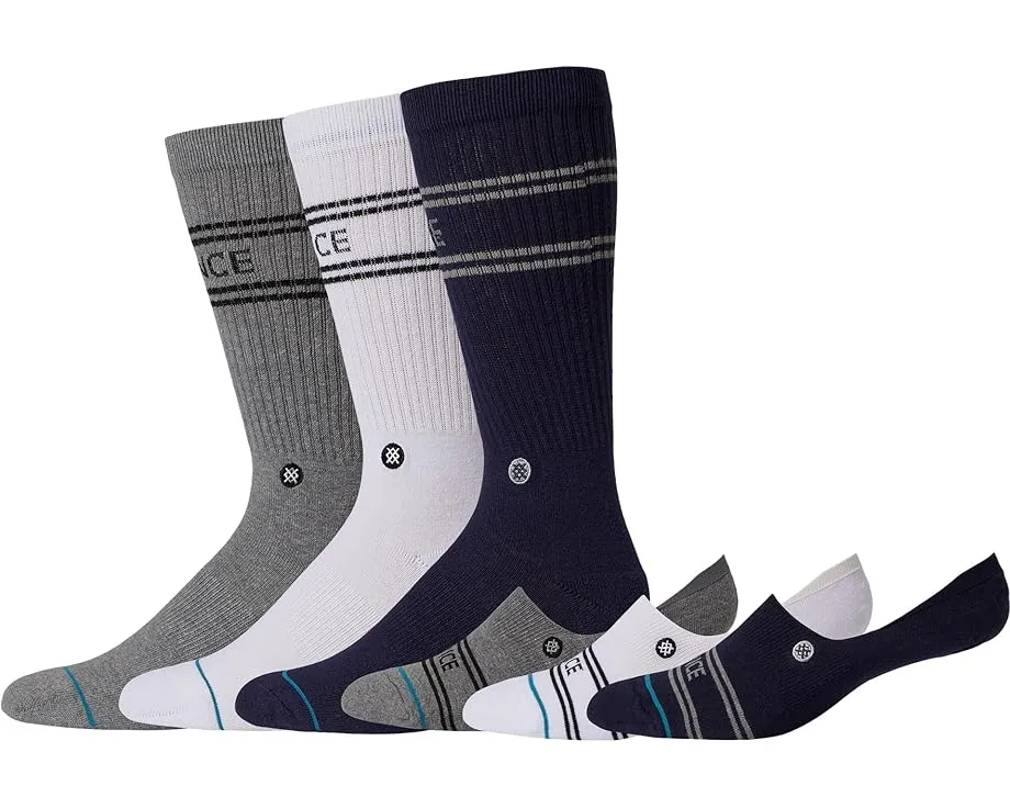 Набор носков Stance Basic Mixed 6-Pack с анатомической поддержкой свода