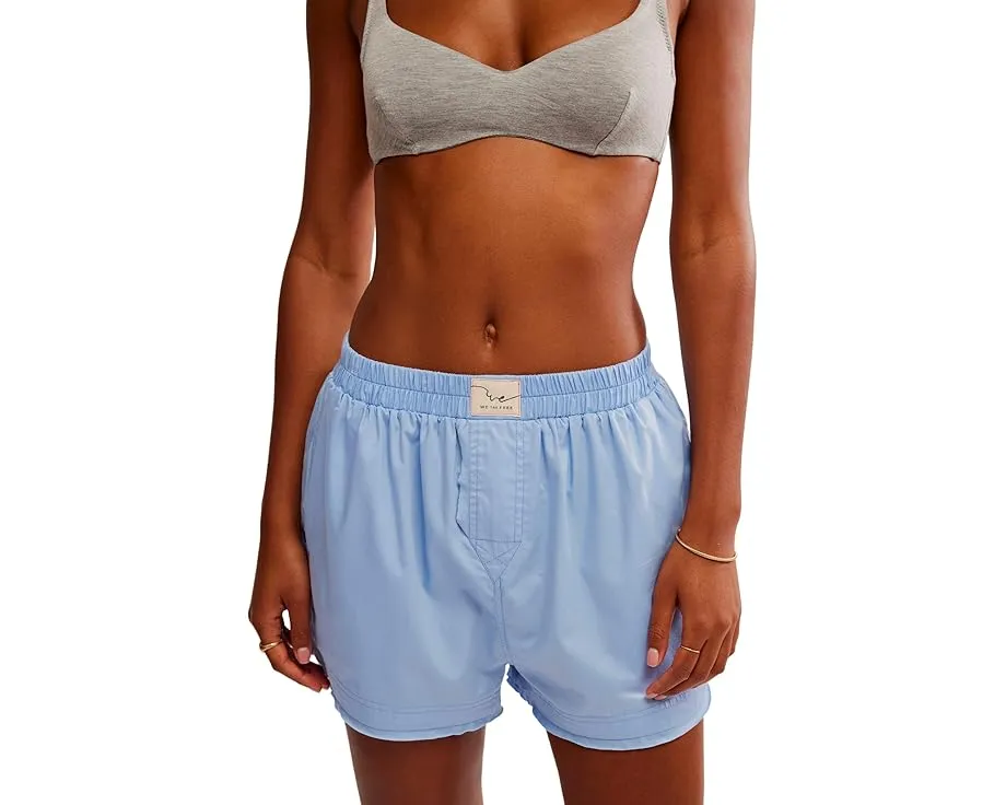 Боксеры Free People Day To Day Solid из хлопкового микса с карманами