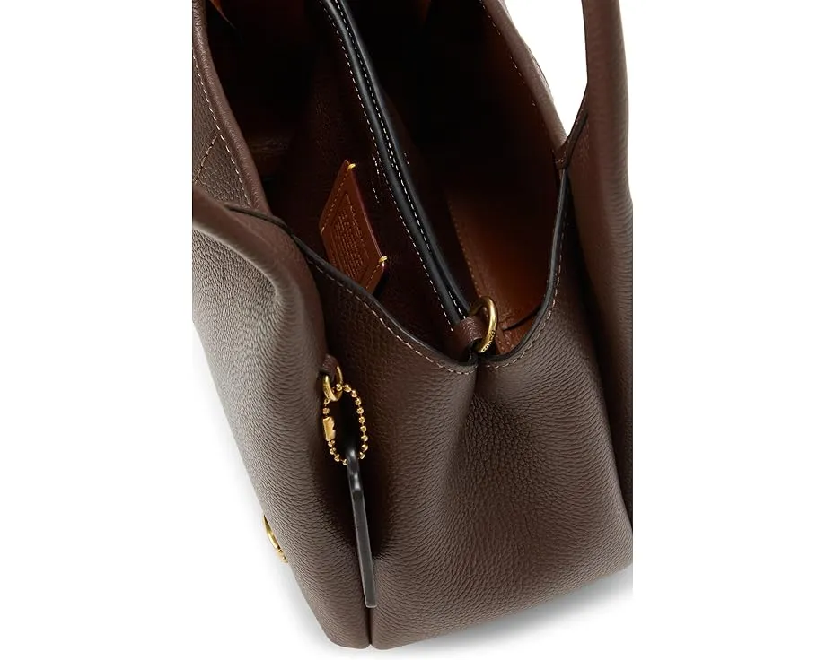 Сумка через плечо COACH Lana 23 из полированной кожи с регулируемым ремнем