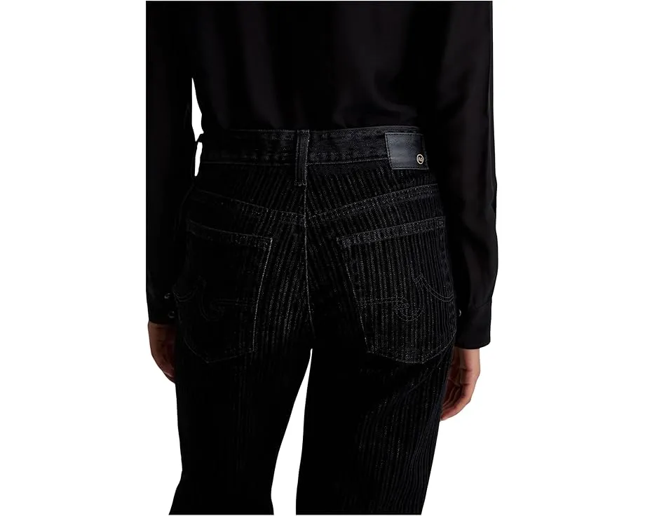 Широкие джинсы AG Saige Mid-Rise Wide Leg с эластаном