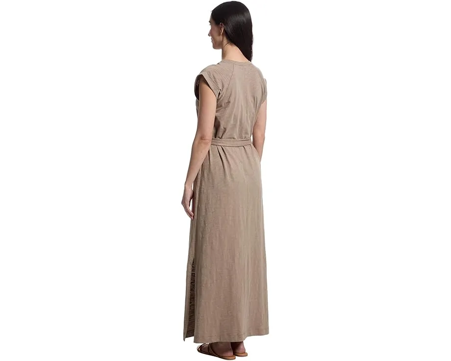 Макси-платье Lilla P Saddle Sleeve с боковыми разрезами и карманами